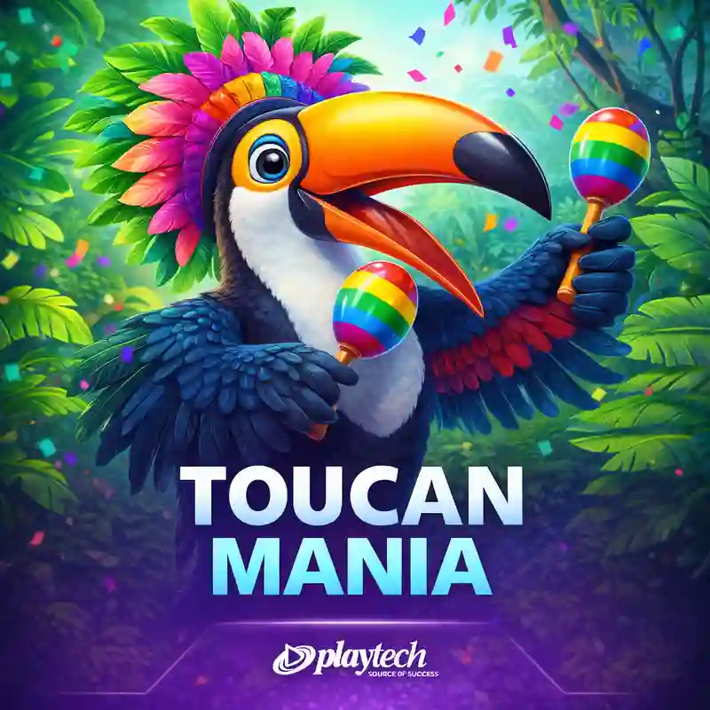 Toucan Mania Slots Game Logo